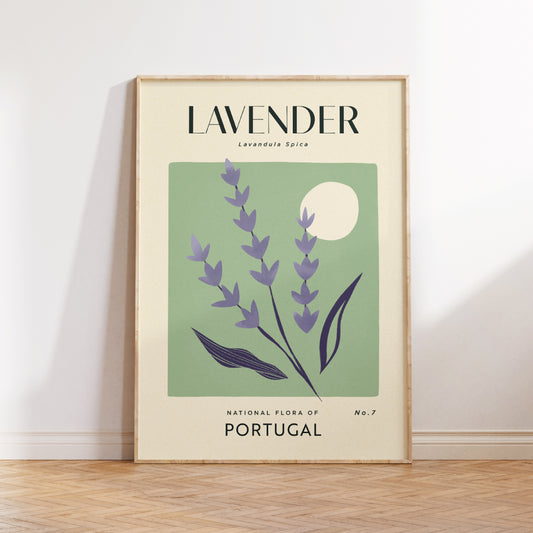 Lavender of Portugal Art Print