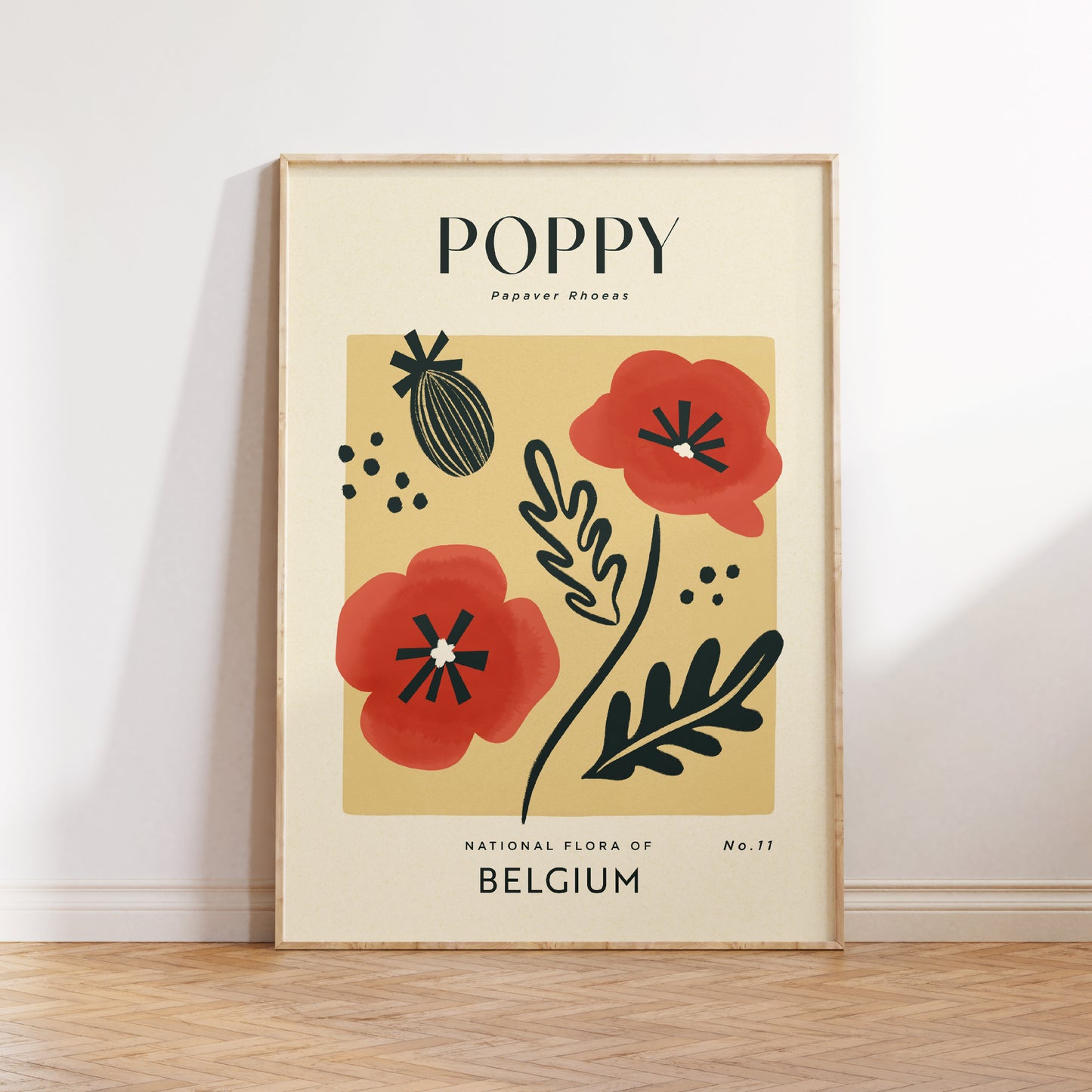 Poppy of Belgium Art Print