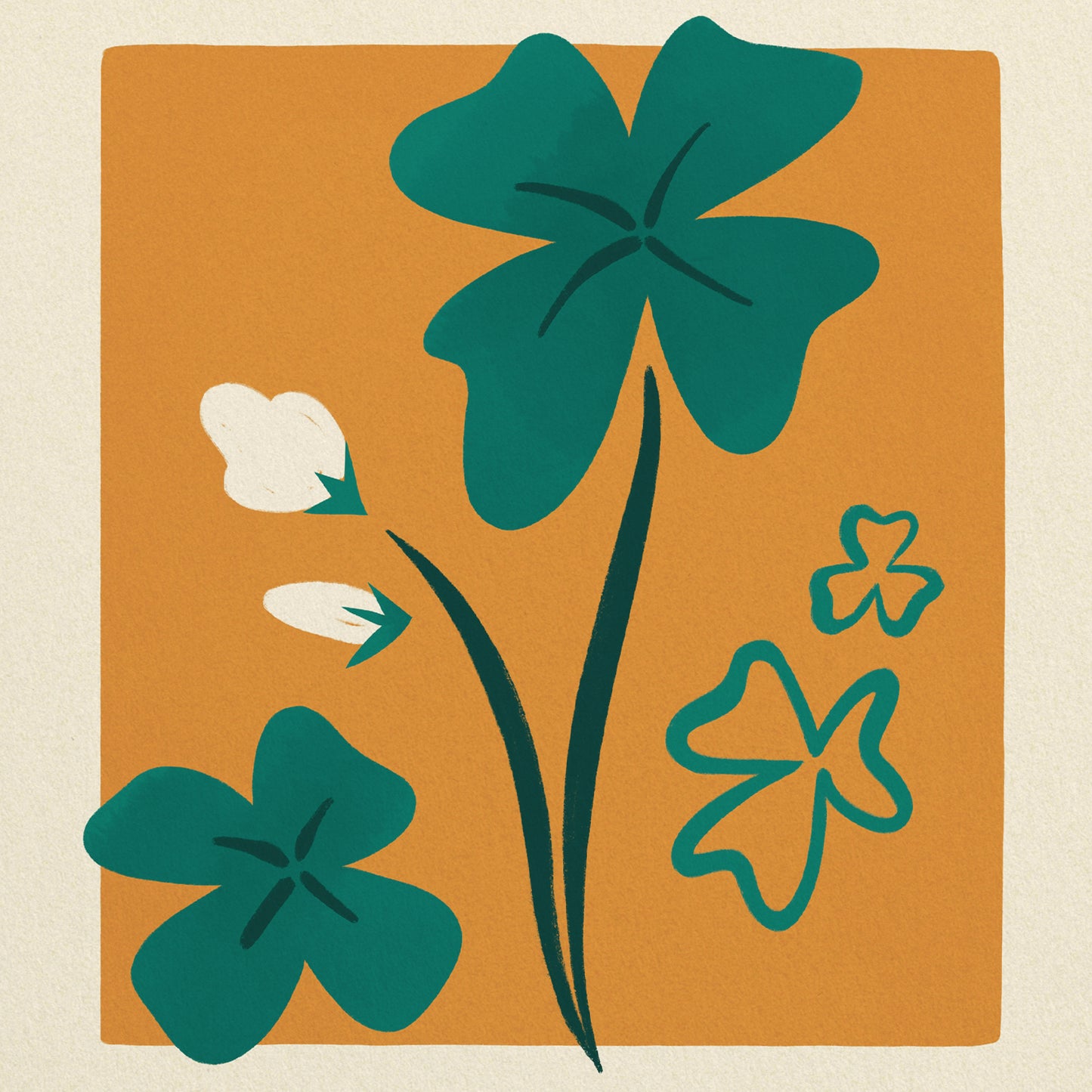 Shamrock of Ireland Art Print