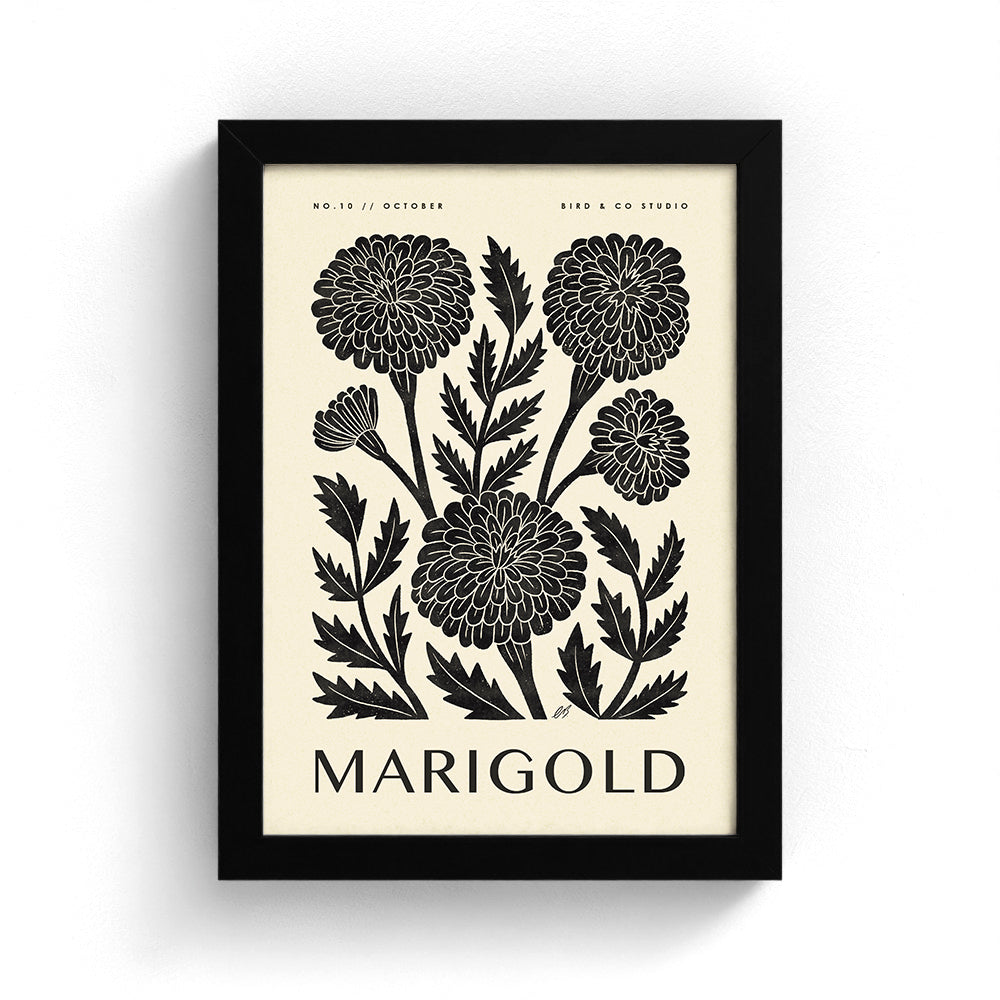 October Marigold Art Print