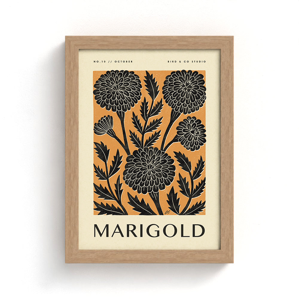 October Marigold Art Print