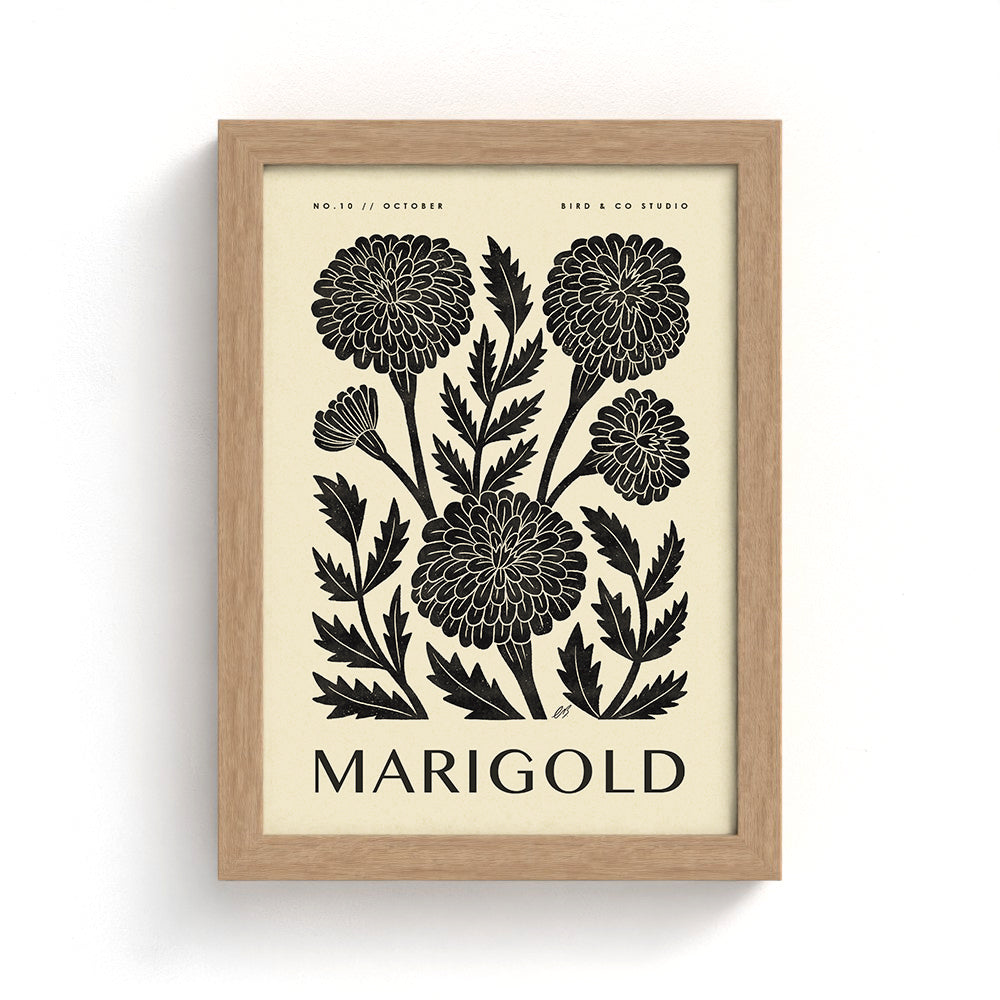 October Marigold Art Print
