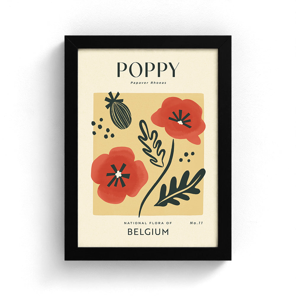 Poppy of Belgium Art Print