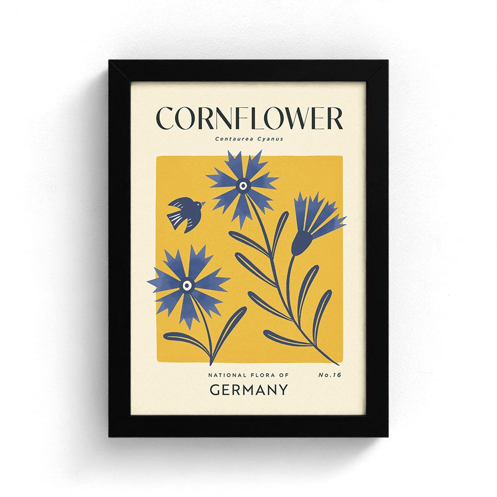 Cornflower of Germany Art Print