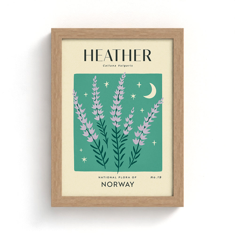 Heather of Norway Art Print