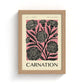 January Carnation Art Print