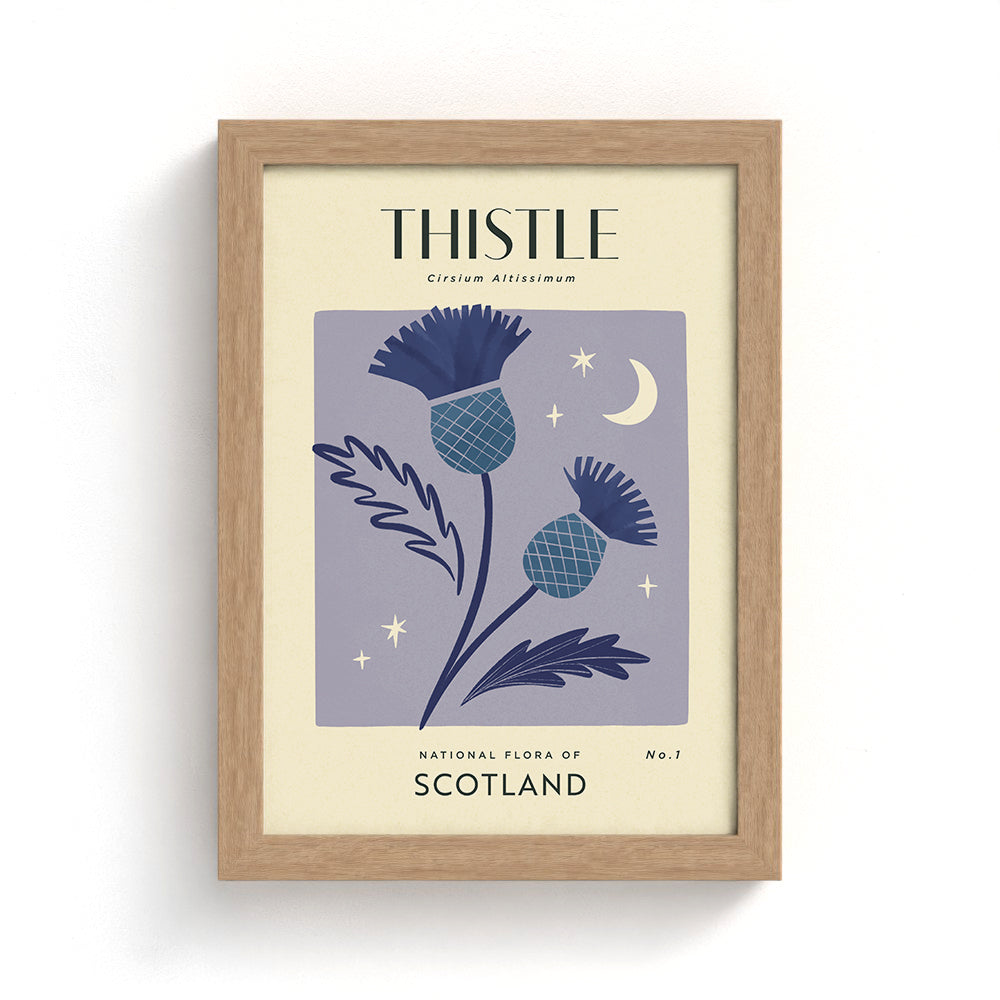 Thistle of Scotland Art Print