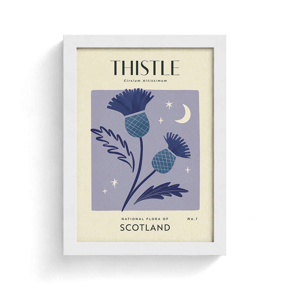 Thistle of Scotland Art Print