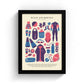 Wild Swimming Kit Art Print