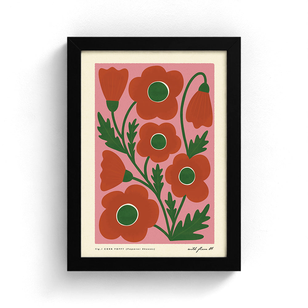 Corn Poppy Art Print
