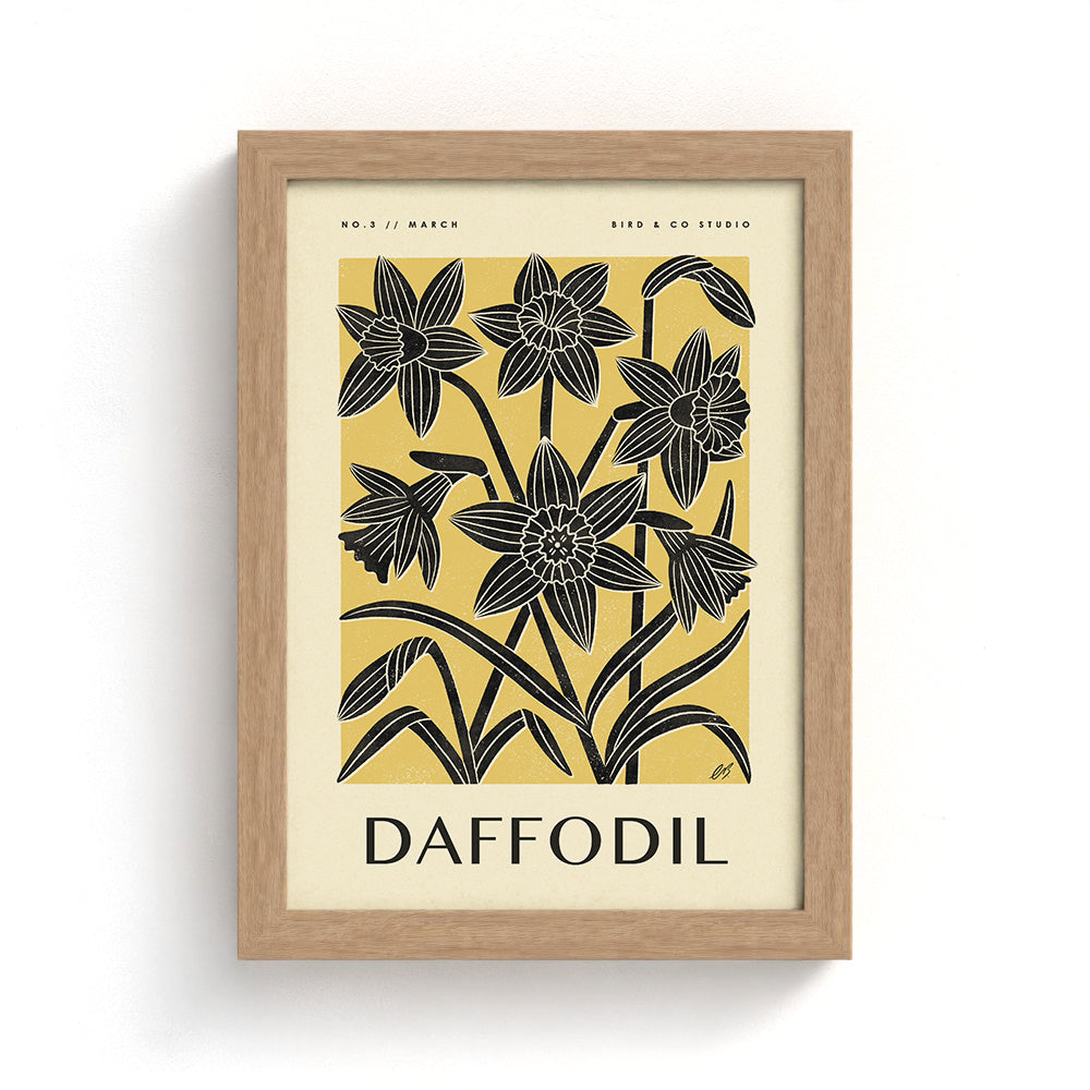 March Daffodil Art Print