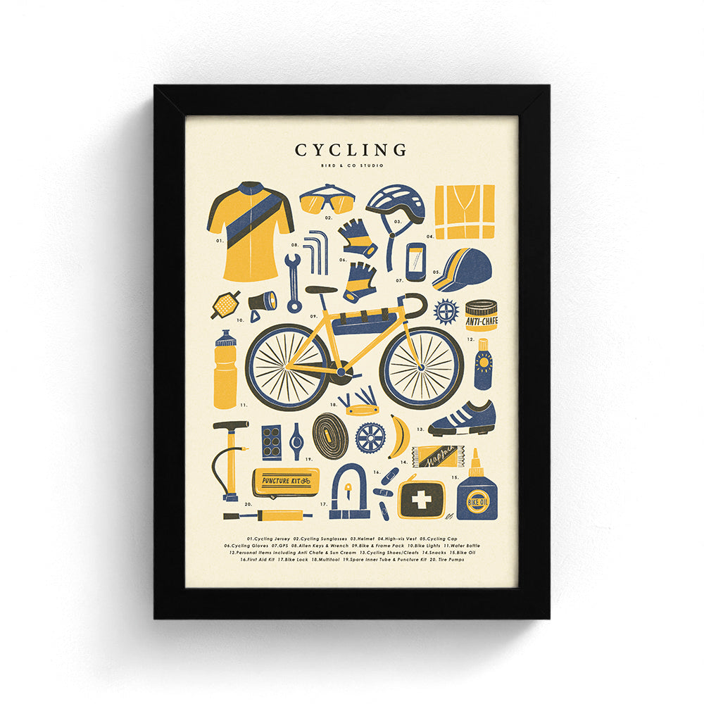 Cycling Kit Art Print