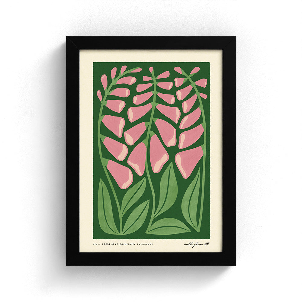 Foxglove Art Print