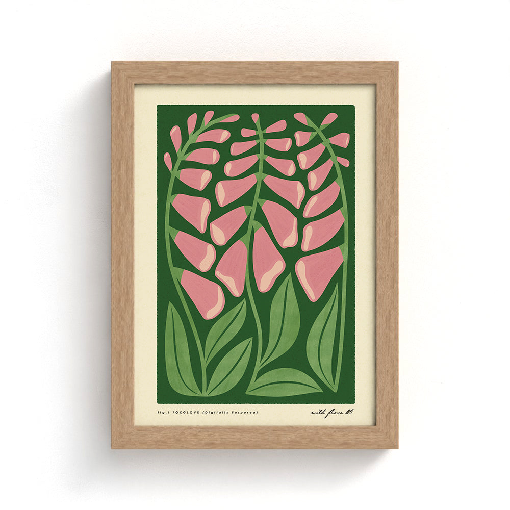 Foxglove Art Print