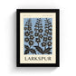 July Larkspur Art Print