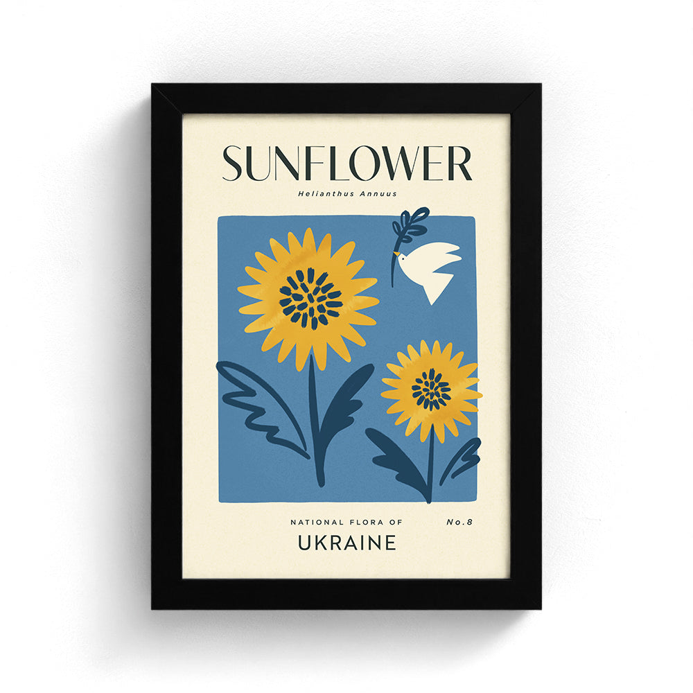 Sunflower of Ukraine Art Print