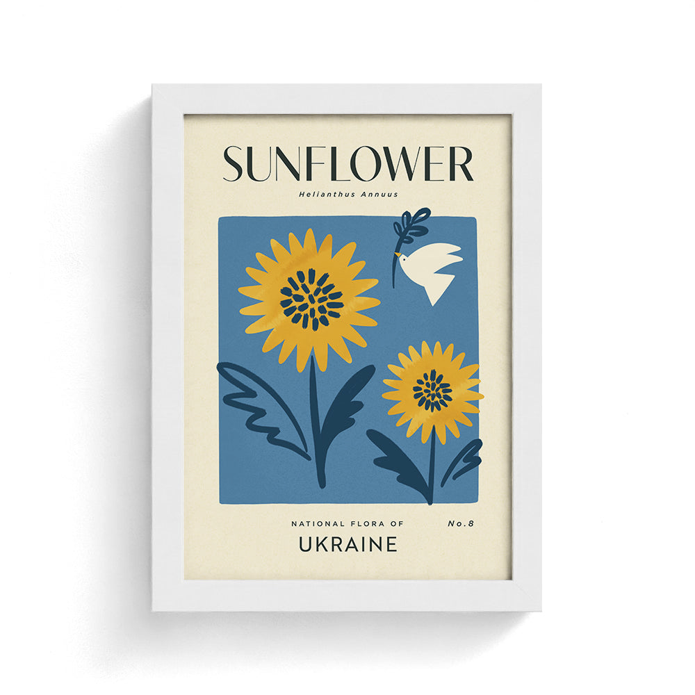Sunflower of Ukraine Art Print