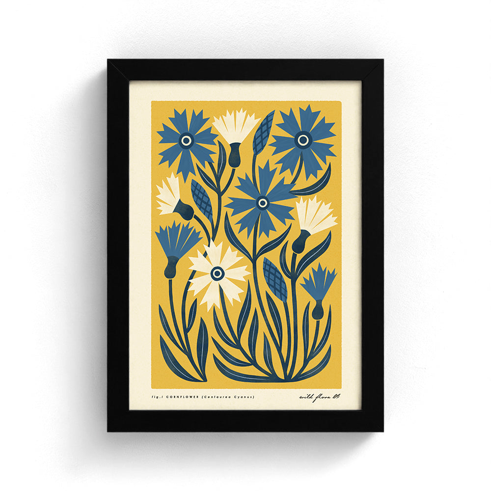 Cornflower Art Print