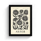 September Aster Art Print