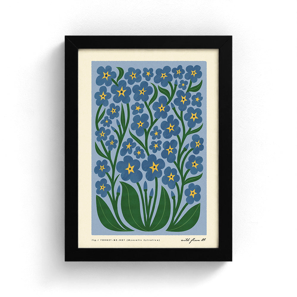Forget-Me-Not Art Print