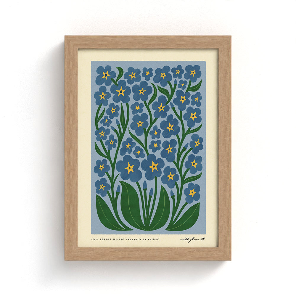 Forget-Me-Not Art Print