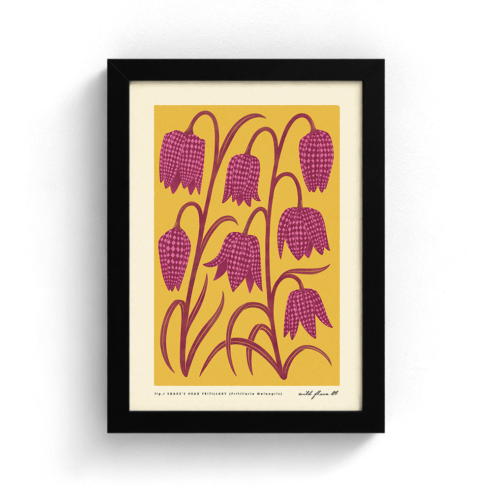 Snake's Head Fritillary Art Print