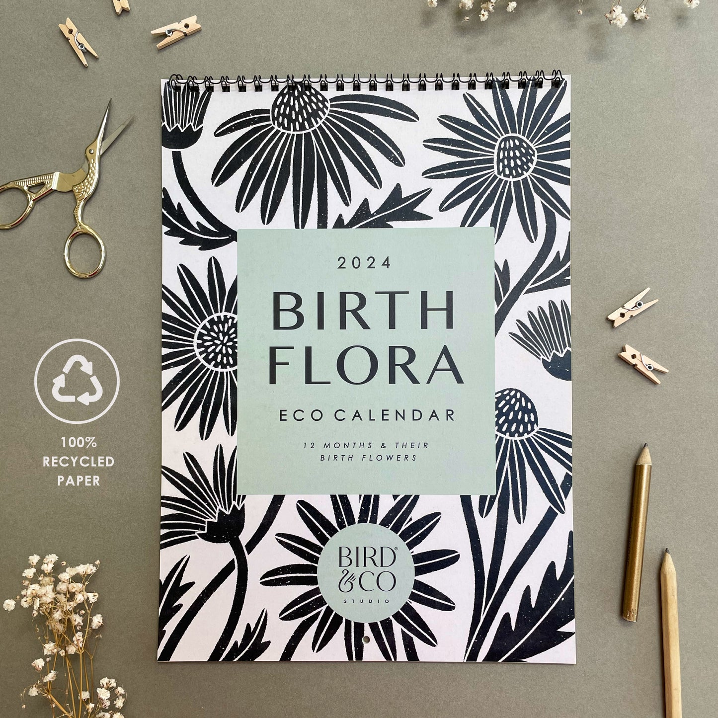 2024 Birth Flora Eco Calendar