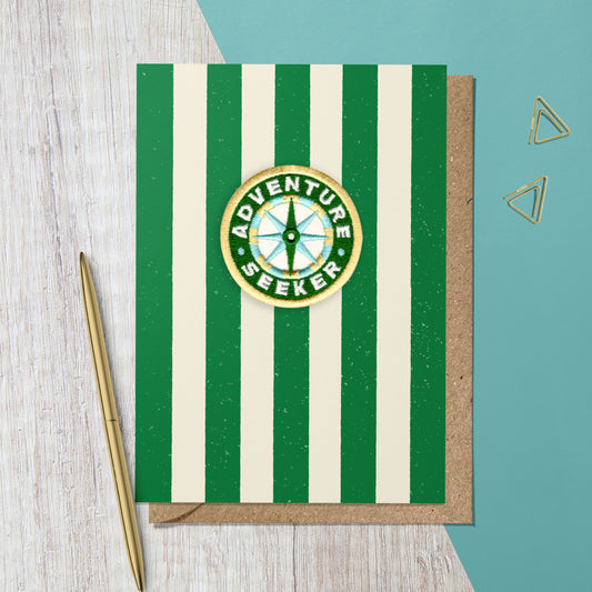 Adventure Seeker Eco Patch Card