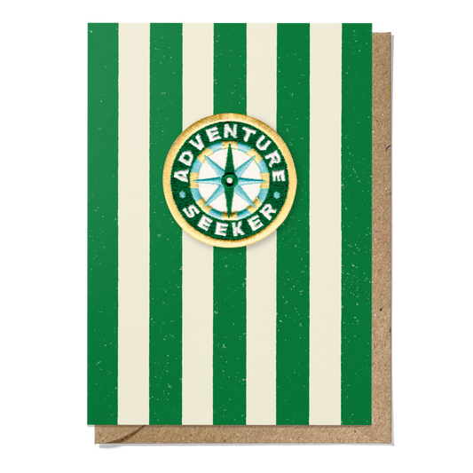 Adventure Seeker Eco Patch Card