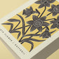 March Daffodil Reusable Art Card