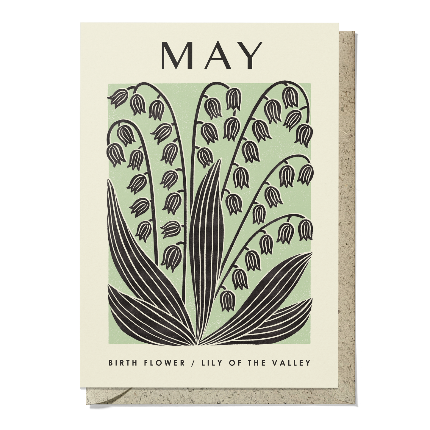 May Lily of the Valley Reusable Art Card