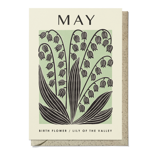 May Lily of the Valley Reusable Art Card