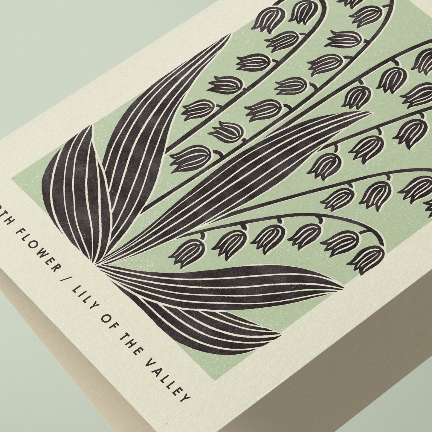 May Lily of the Valley Reusable Art Card