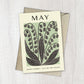 May Lily of the Valley Reusable Art Card