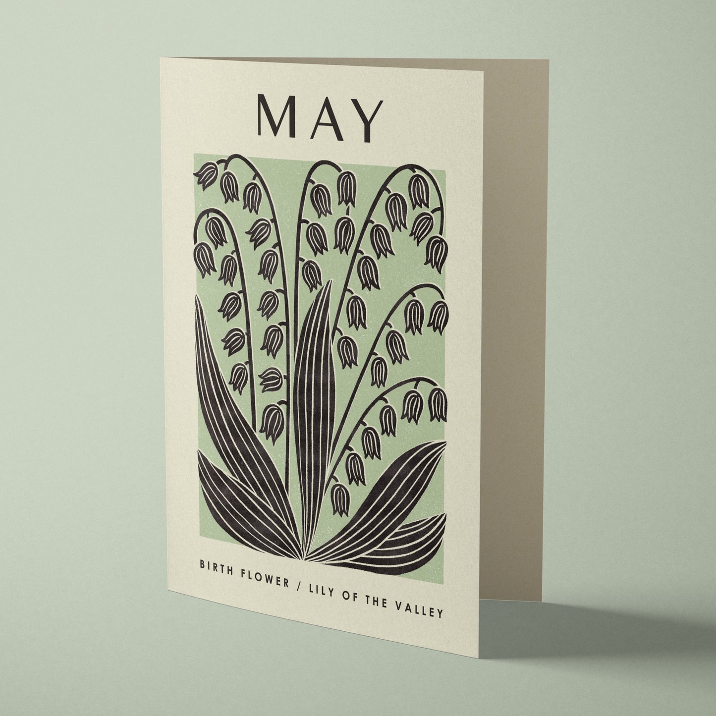 May Lily of the Valley Reusable Art Card