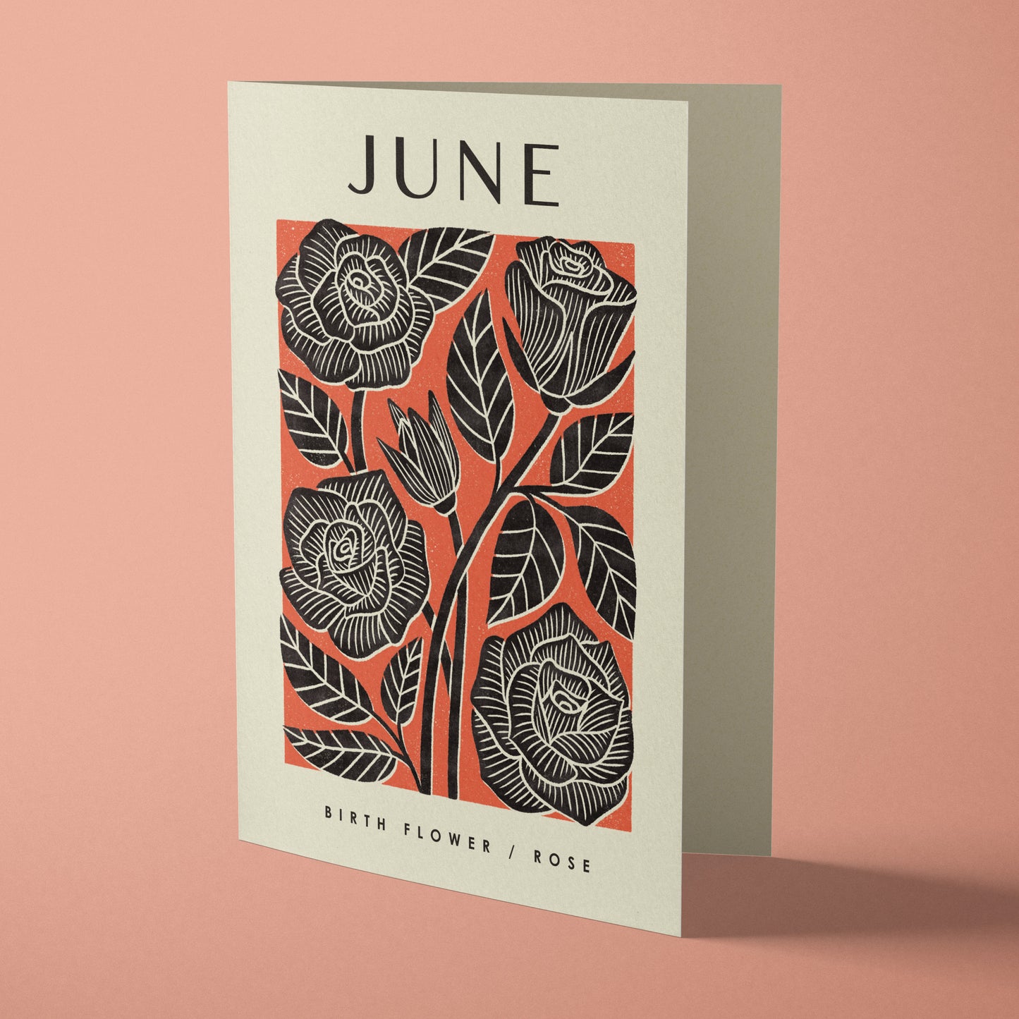 June Rose Reusable Art Card