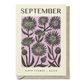 September Aster Reusable Art Card