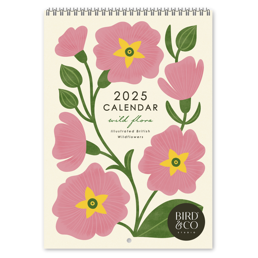 2025 Wild Flora Wall Calendar