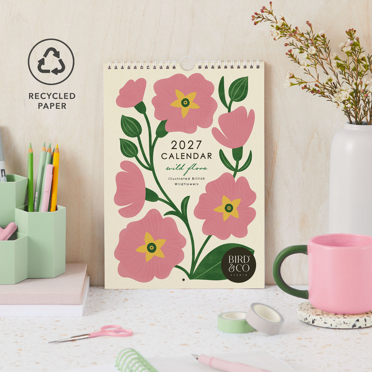 2027 Wild Flora Wall Calendar