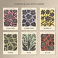 Birth Flower Perpetual Slim Wall Calendar