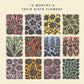 Birth Flower Perpetual Slim Wall Calendar