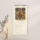 Birth Flower Perpetual Slim Wall Calendar