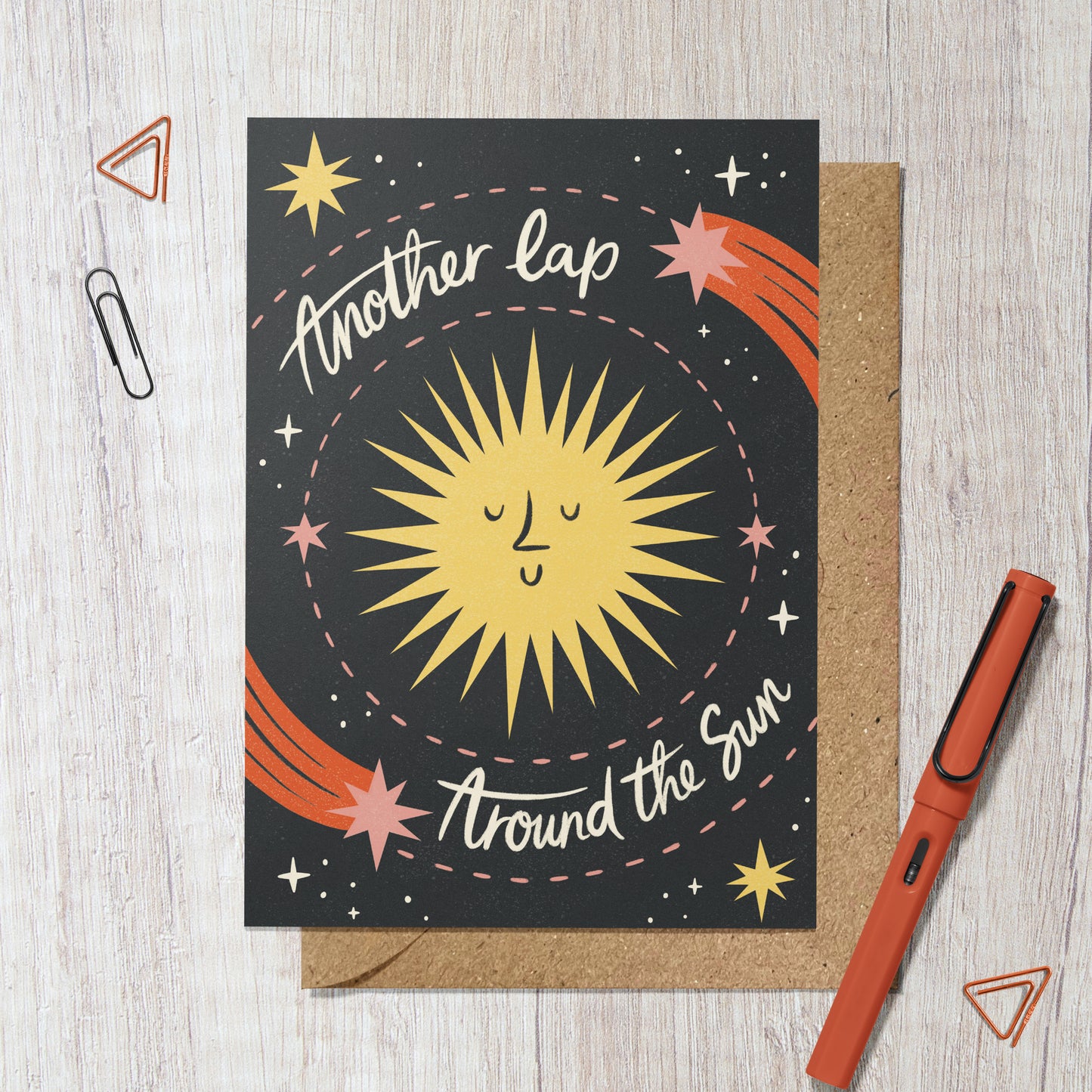 Around the Sun Greeting Card