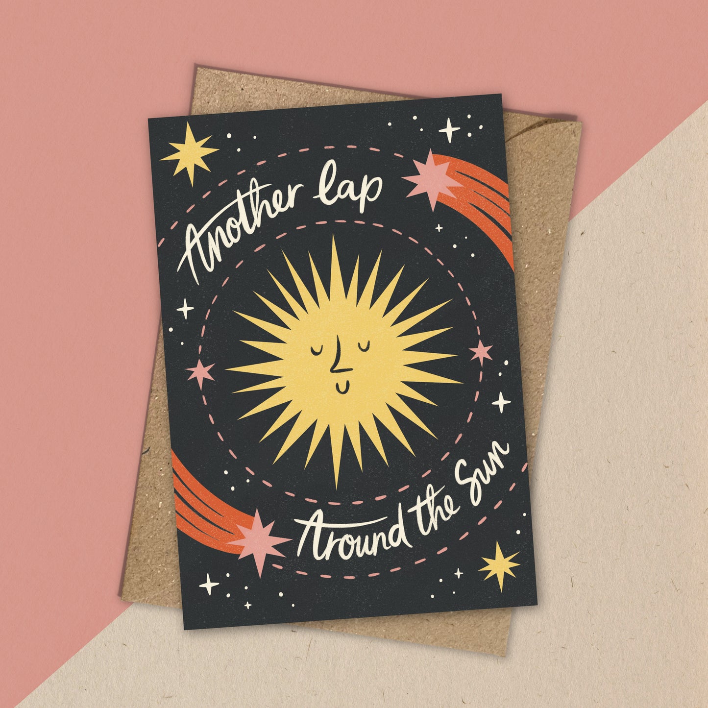 Around the Sun Greeting Card