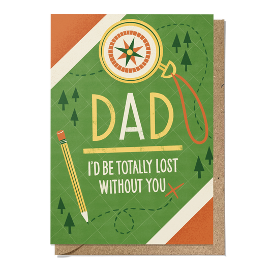 Lost Without You Greeting Card