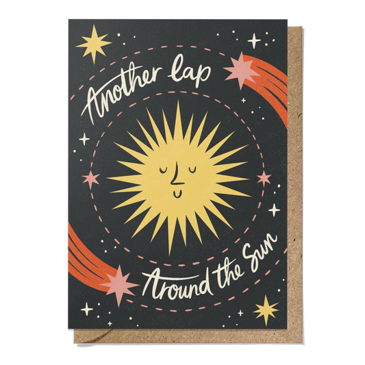 Around the Sun Greeting Card