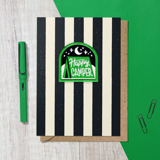 Happy Camper Eco Patch Card
