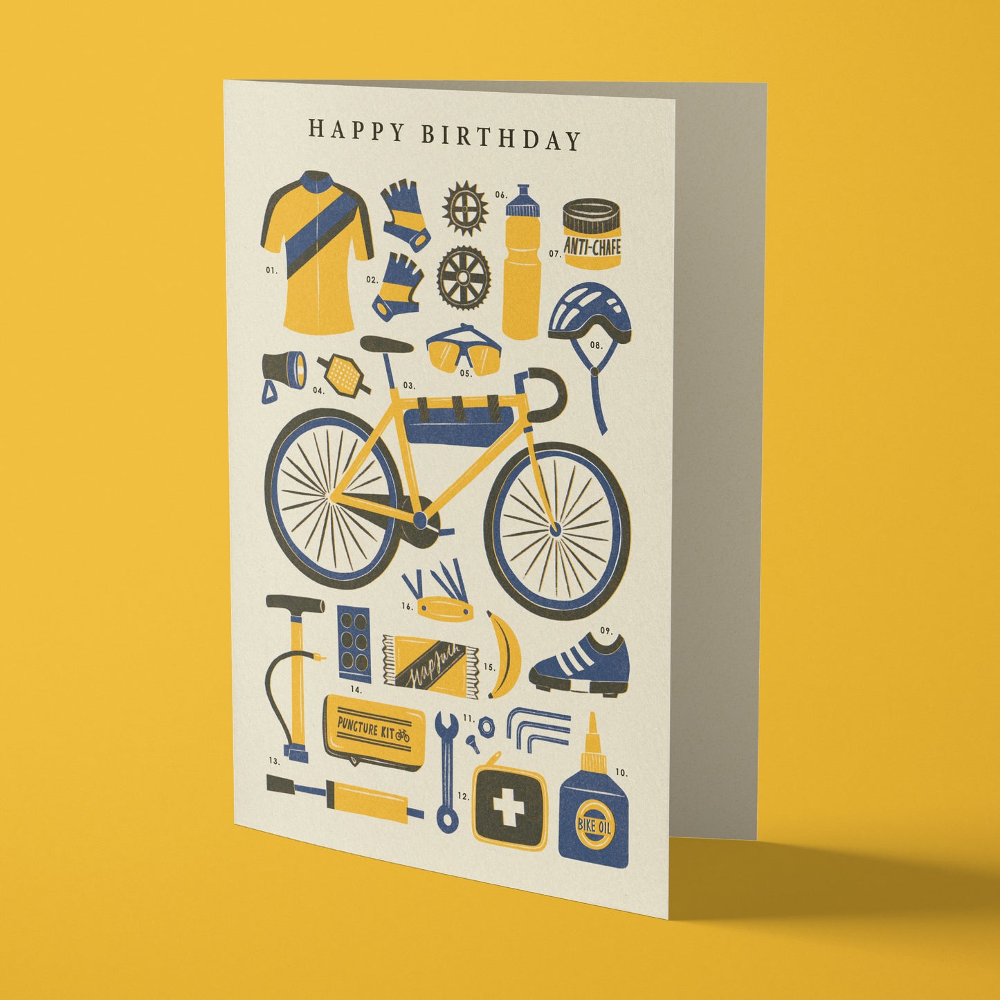 Cycling Kit Birthday Card