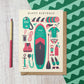 Paddle Boarding Kit Birthday Card