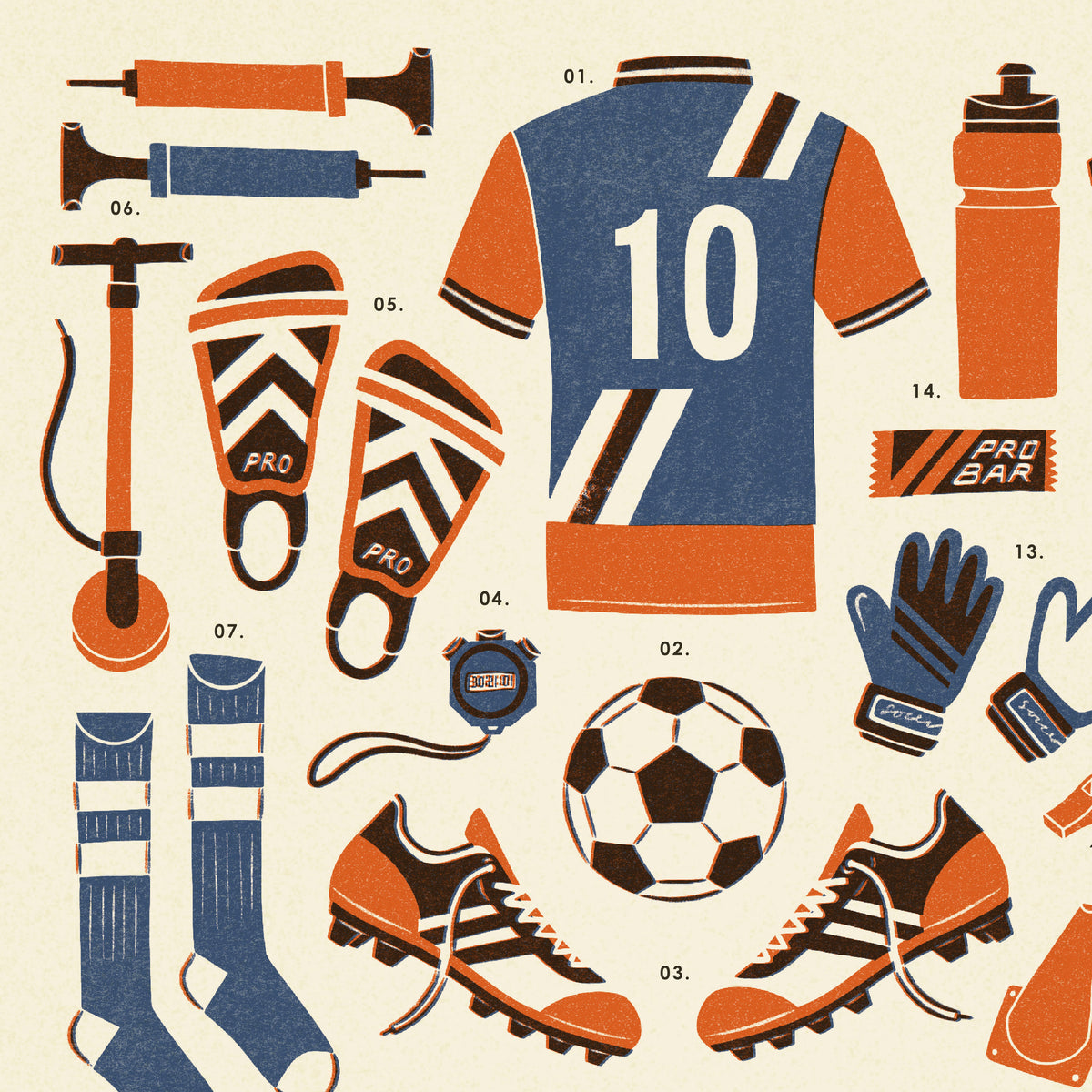 Football Kit Art Print